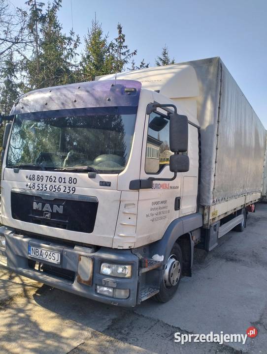 Zestaw MAN 1500KL z windą Przyczepa DMC 24T Zestawy Bartoszyce