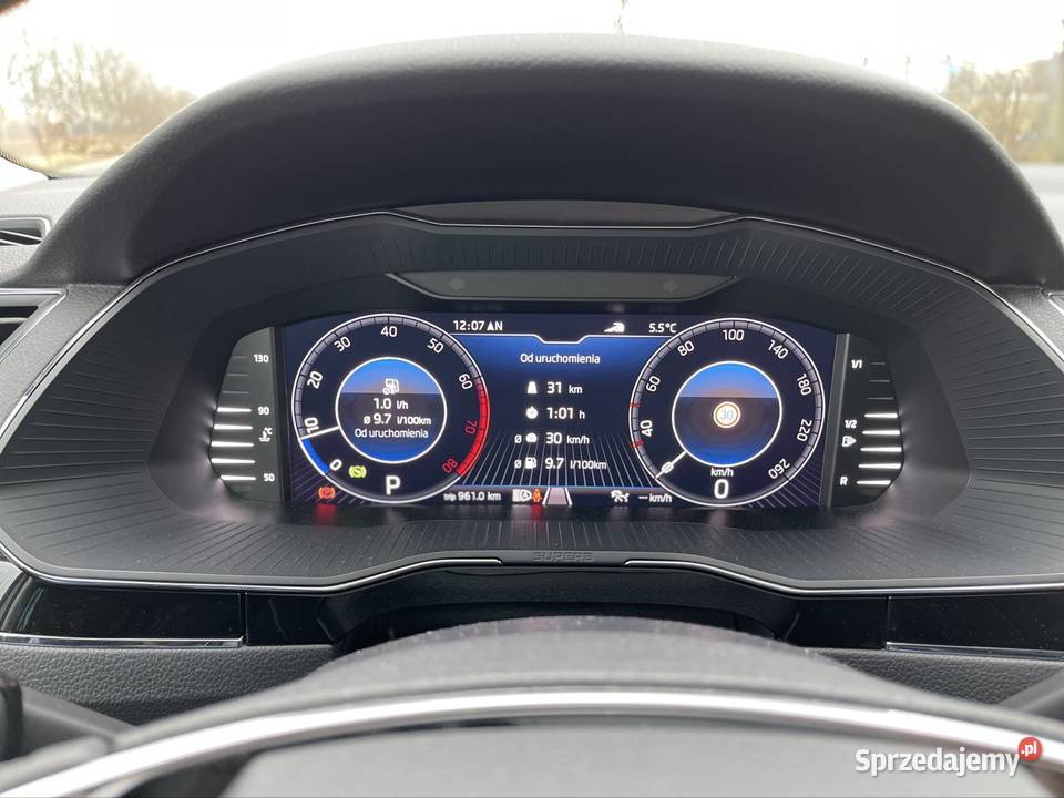 Skoda superb III FL 2021 Bezwypadek Salon Polska gniazdo USB mazowieckie Warszawa