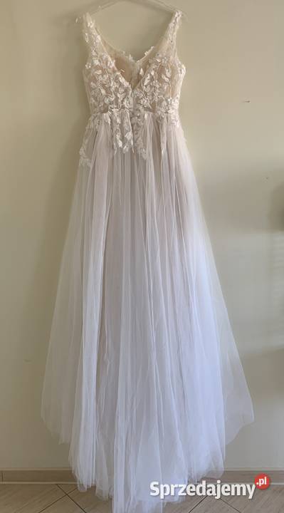 Suknia ślubna boho liniaA 34 XS 40 L Jelenia Góra