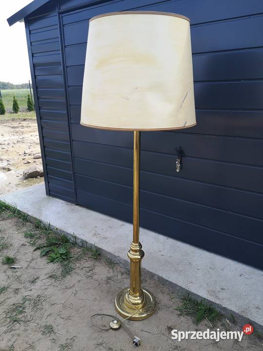 Stara lampa mosiężna Dom i Ogród Aleksandrów Łódzki