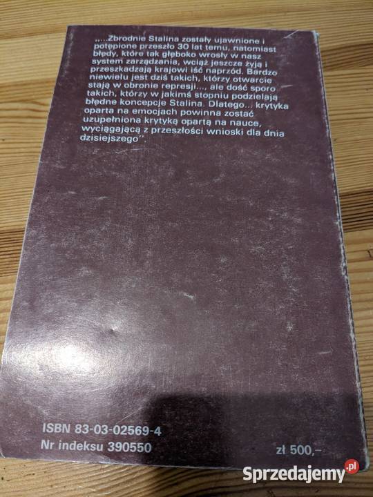 Czas nadziei 1988r Robert Jurczakowski Stan real Warszawa sprzedam