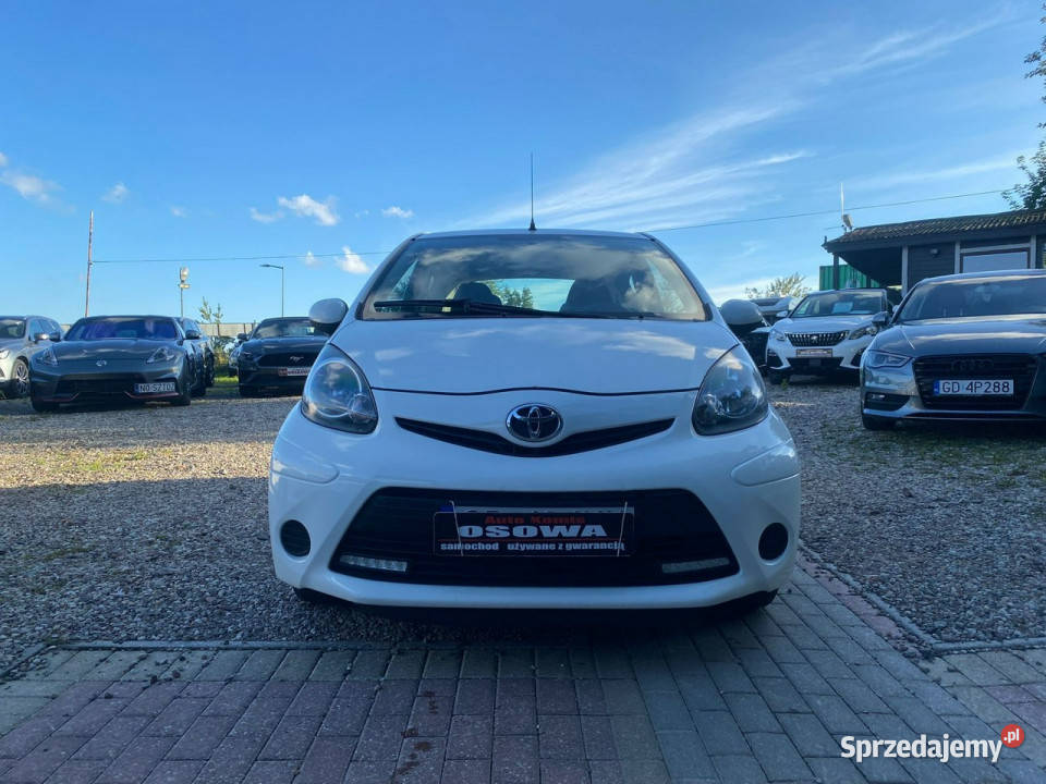Toyota Aygo 10 I klima Navi duże radio dotyk biały Gdańsk