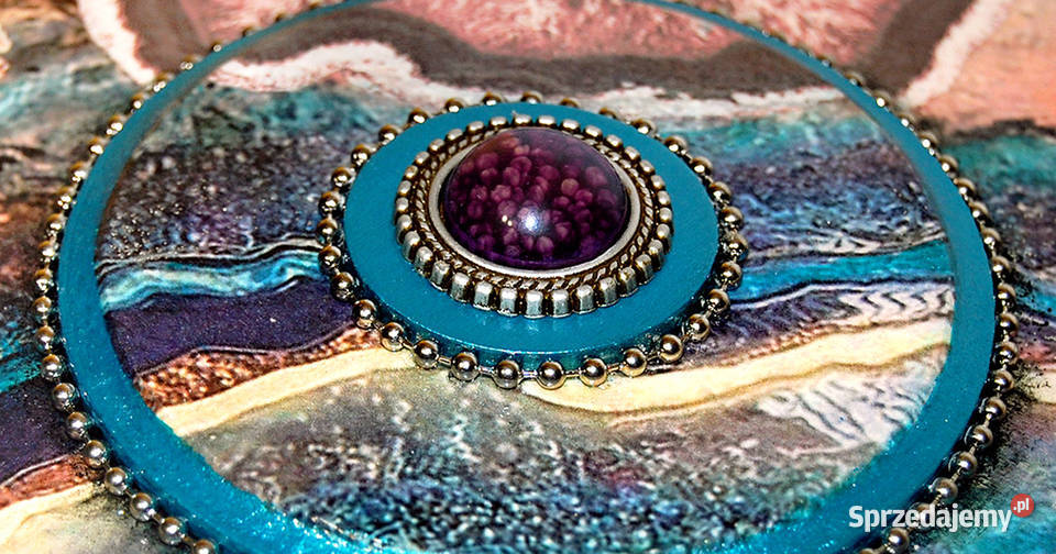 duża SZKATUŁKA drewniana AGAT SILVER 22x22 Pozostałe Bydgoszcz