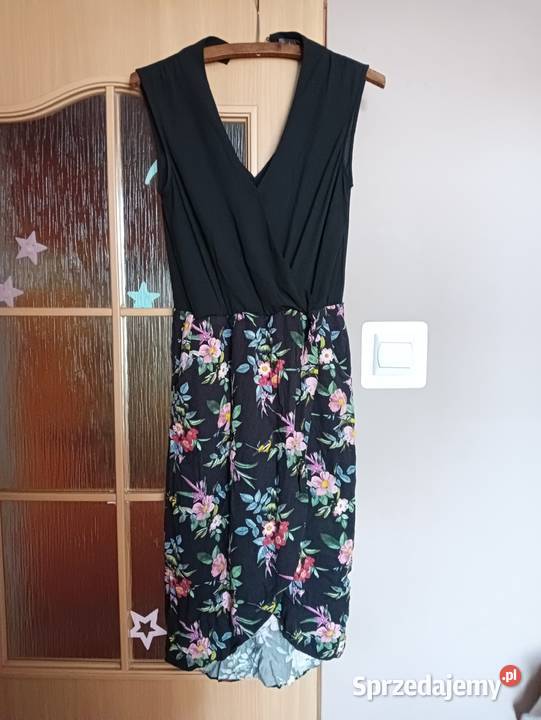 Sukienka damska materiałowa czarny warmińsko-mazurskie