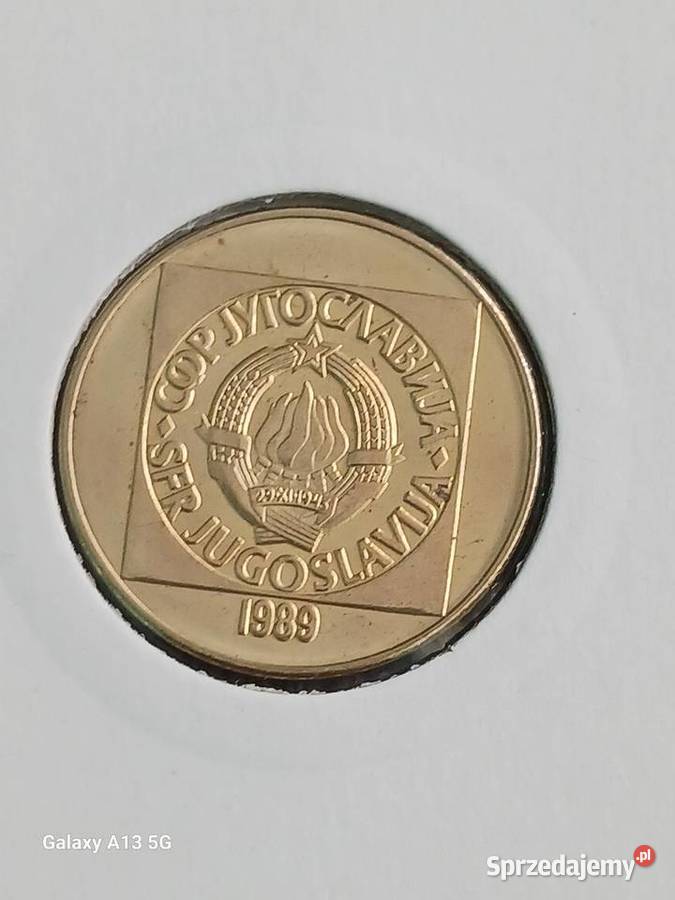100 Dinarów Jugosławia 1989
