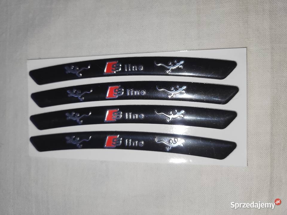 Naklejkiemblematy na felgi Audi Sline Black Gliwice