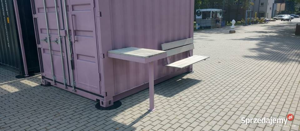 Kontener gastronomiczny RÓŻOWY z
antresolą sprzedam