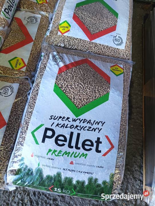 Pellet drzewny sosnowy 6 mm workowany EN plus A1 Bolesław