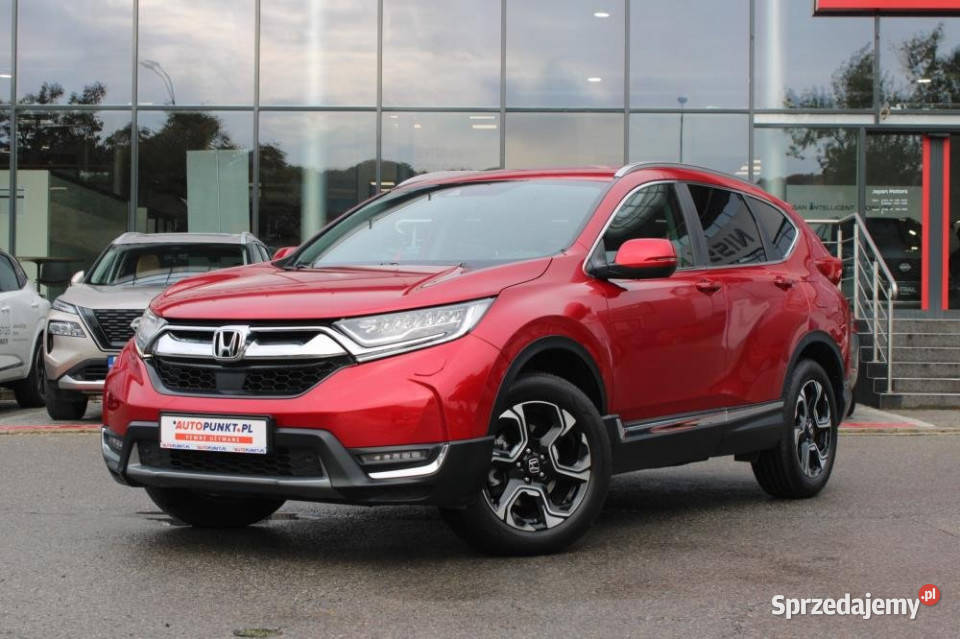 Honda CRV 2018r serwis ASO Carplay Kamera Skóra nieuszkodzony