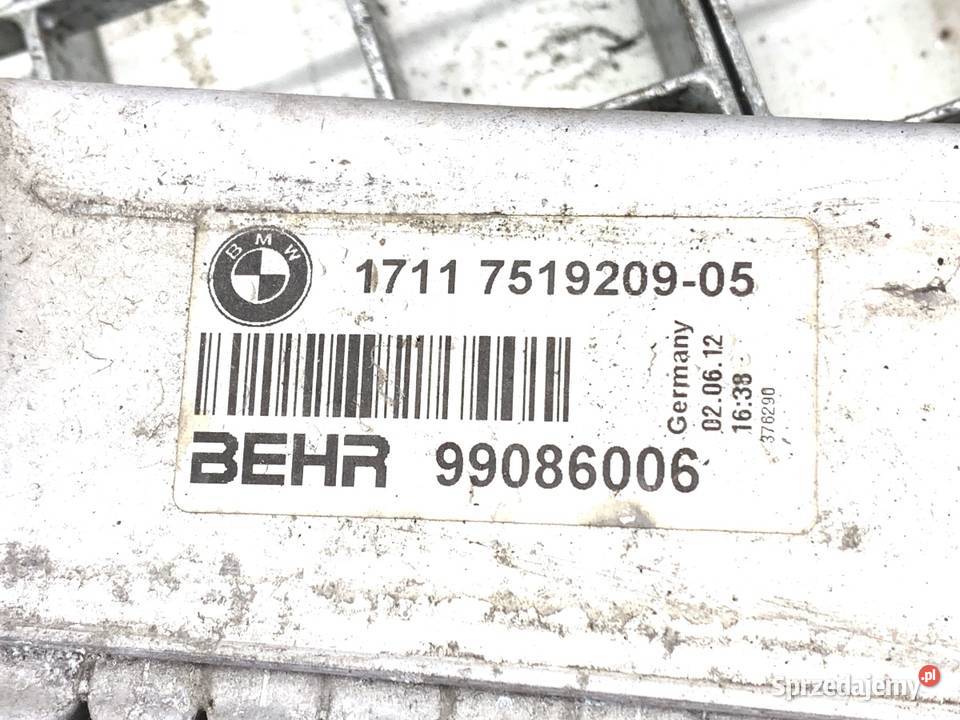 CHŁODNICA WODY BMW E61 25 218 7519209 0410 osobowe Chłodnie wody sprzedam