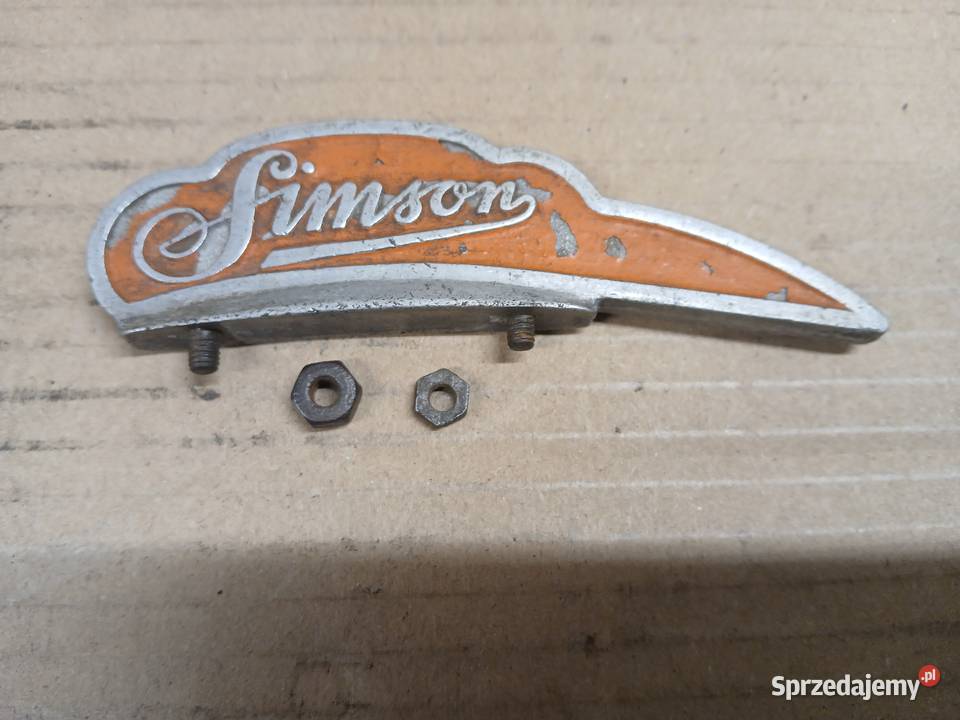 Simson Sr 1 Sr 2 znaczek emblemat przedniego Motoryzacja