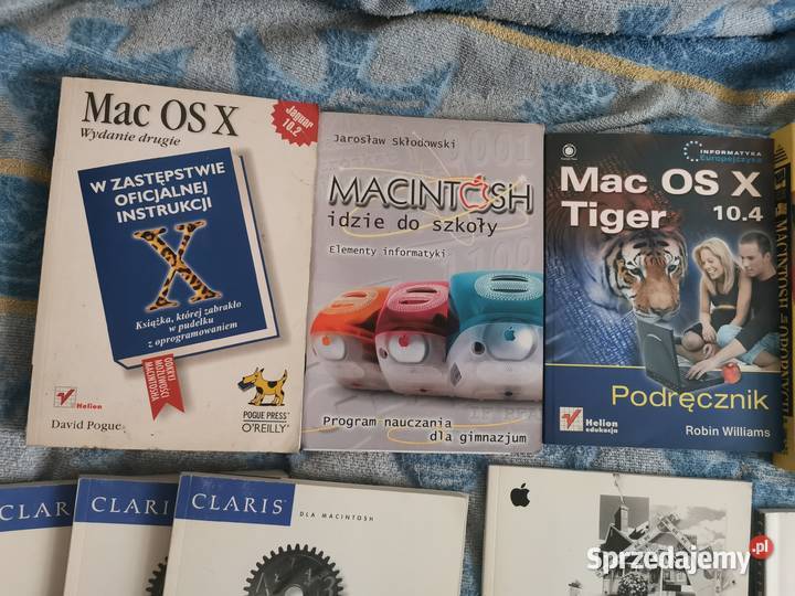 Apple Macintosh książki instrukcje 13 sztuk pomorskie Lębork