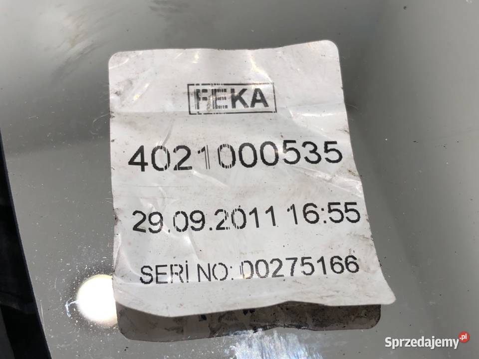 LUSTERKO PRAWY CITROEN NEMO Van minibus osobowe