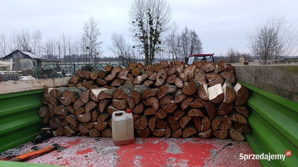 Drewno przyczepa olcha