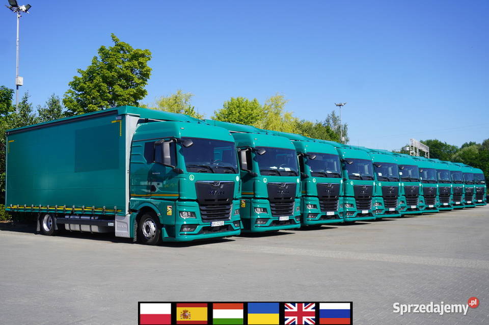 MAN TGX 18470 2022 Firanka 19 EPAL Retarder 15 małopolskie sprzedam