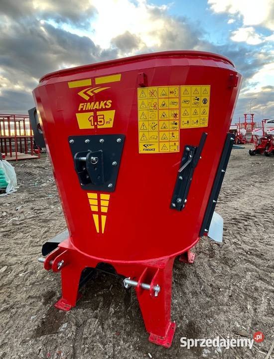 Wóz paszowy pionowy zawieszany FIMAKS 15m3 ECO nieuszkodzony Białystok