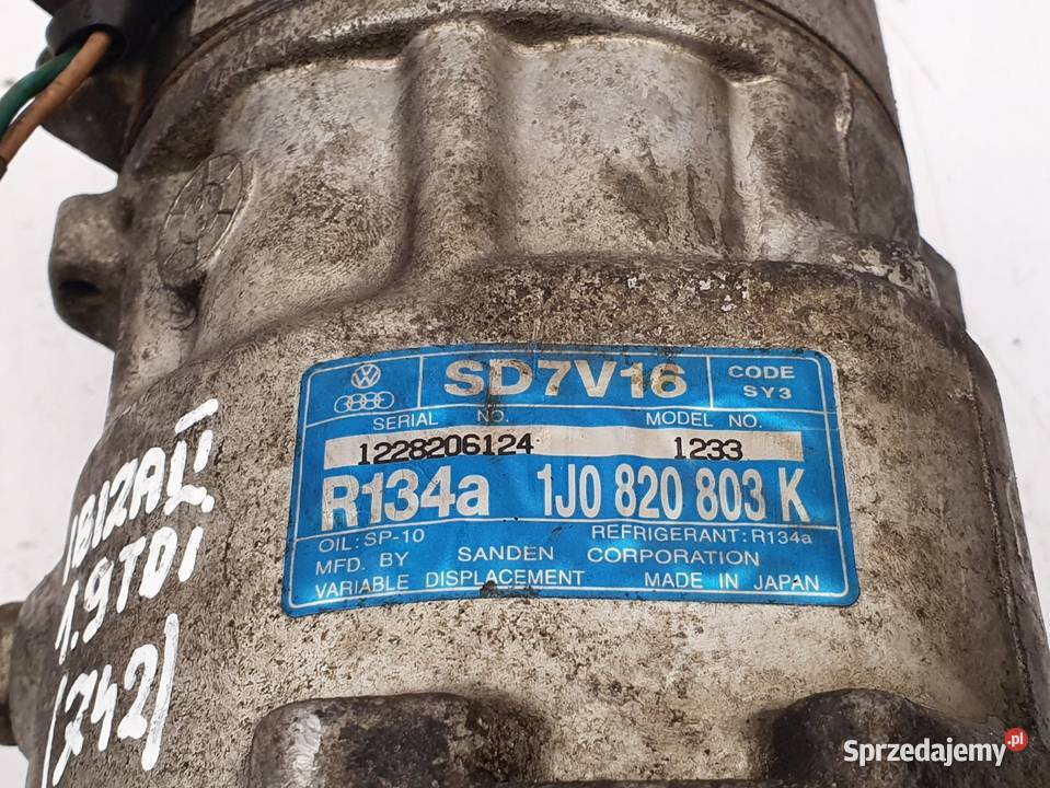 SPRĘŻARKA KLIMATYZACJI Seat Ibiza II 19 TDI Chełm sprzedam