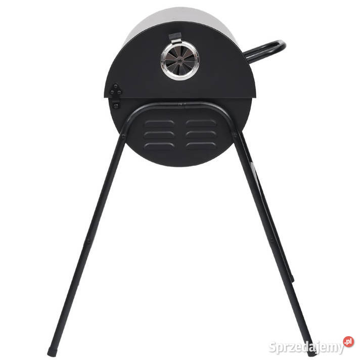 Grill beczkowy z 2 rusztowaniami czarny 80x95x90 Pozostałe Warszawa