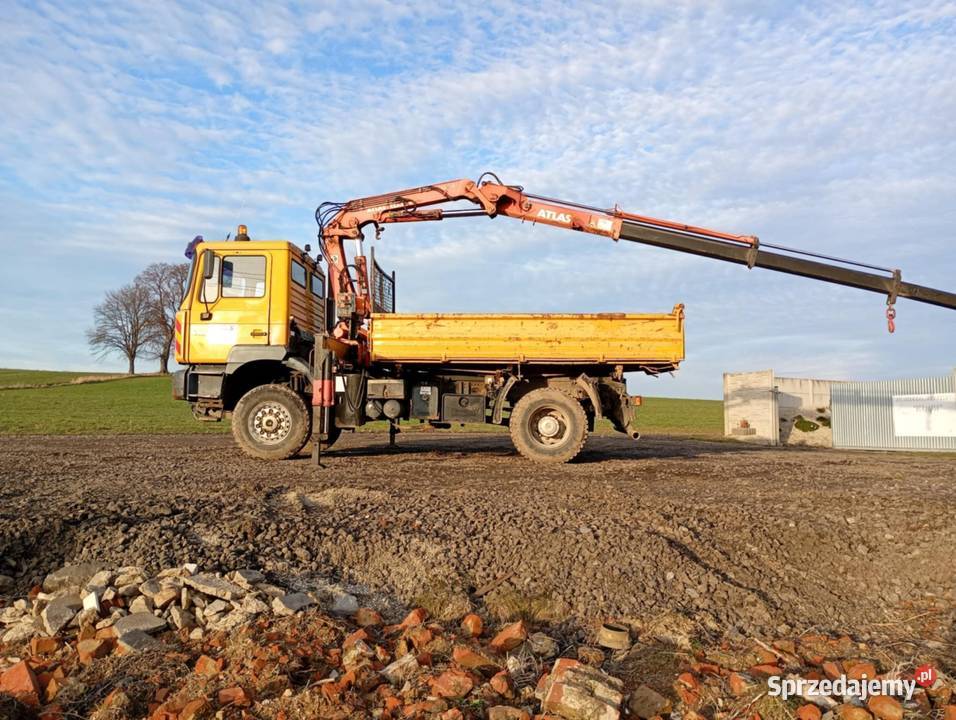 Man 4x4 hds żuraw fe 310 a pilot sterowanie Rok produkcji 2002 Kotulin