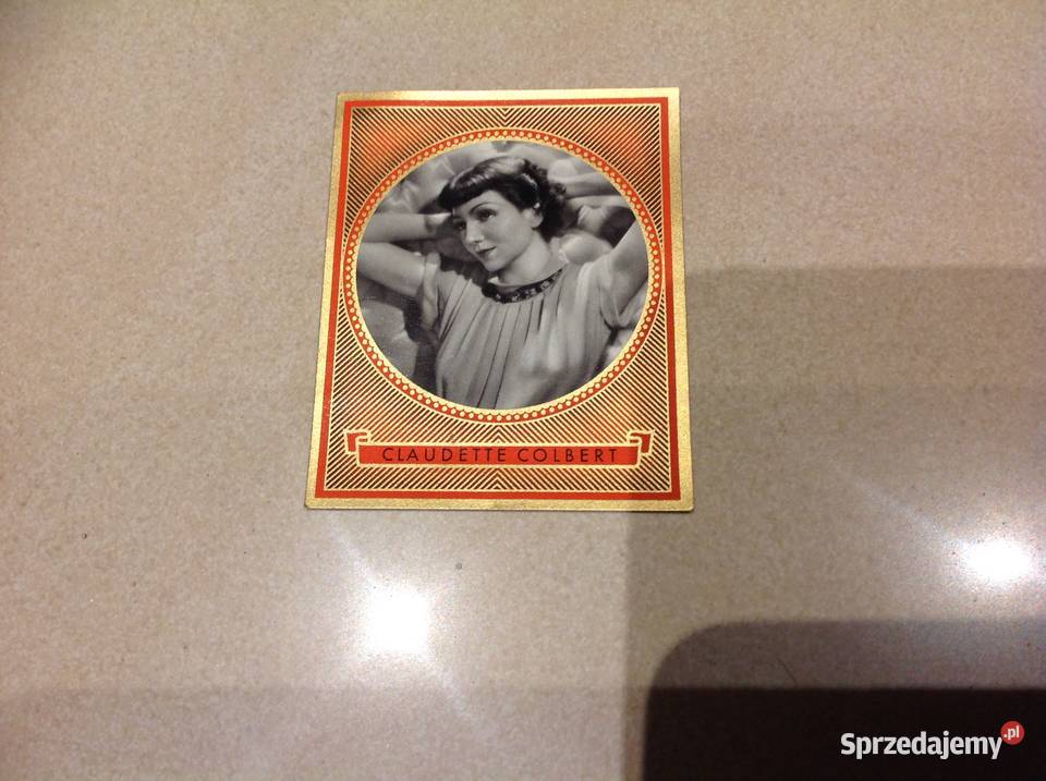 CLAUDETTE COLBERT Zdjęcie Stare Pozostałe Nowa Sól