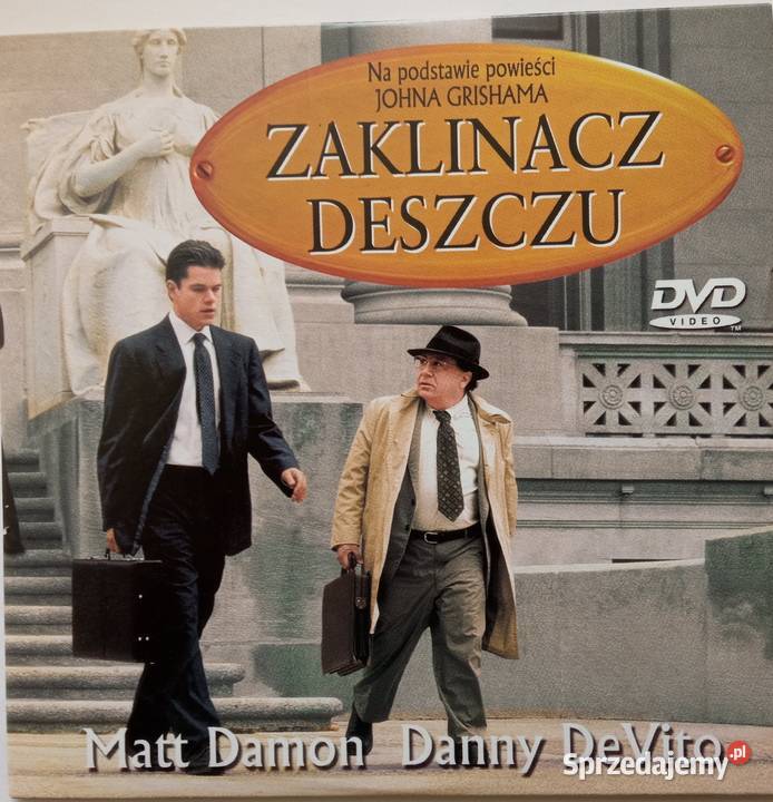 Zaklinacz deszczu DVD Matt Damon Danny DeVito Łódź sprzedam