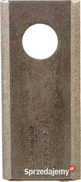 Nożyk kosiarki rotacyjnej lewyprawy 108x48x3 mm Kamionna