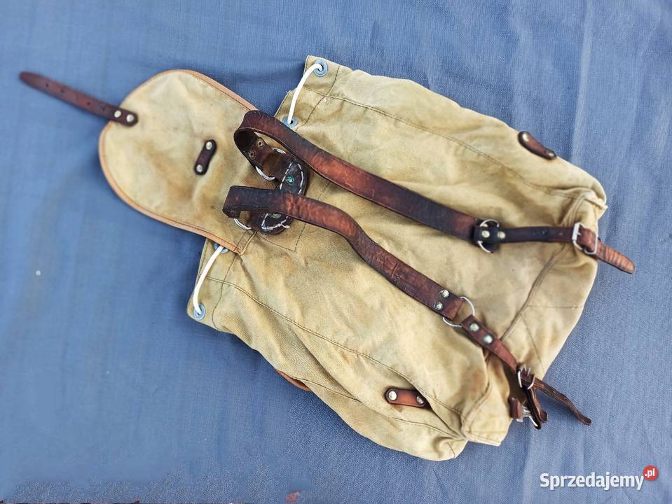 Stary plecak turystyczny brezentowy Wrocław