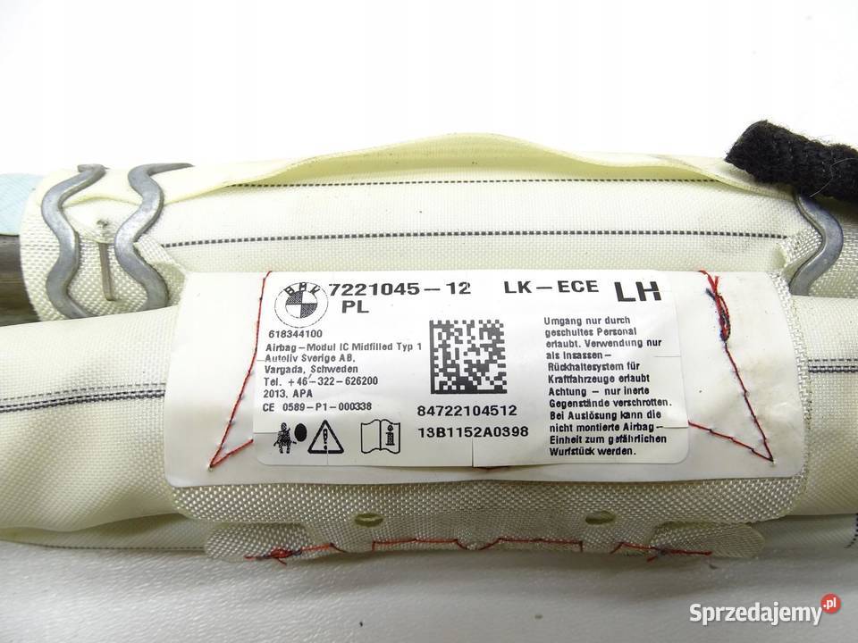 KURTYNA POWIETRZNA AIRBAG LEWA LEWY PRZÓD