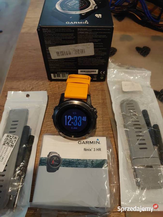 Zegraek Garmin Fenix 3 HR nowe paski Lewin Brzeski