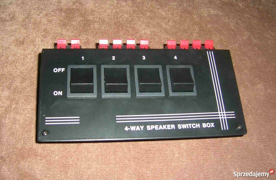 przełącznik głośników na 4 pary Wyszków