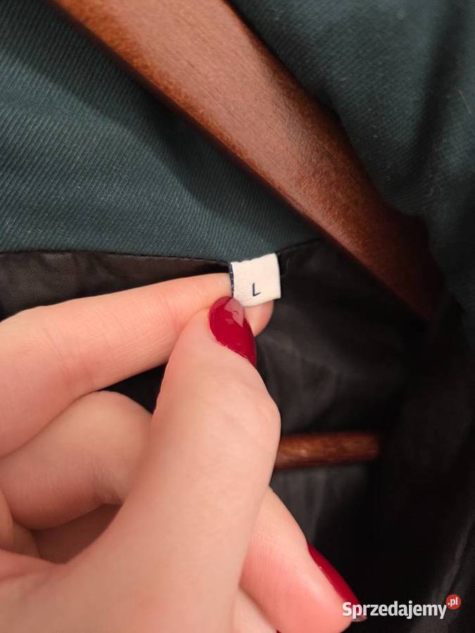 Zielona kurtka zimowa pikowana z kapturem Tom Liszki