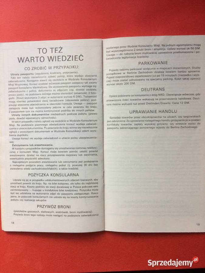 2609 Informator Turystyczno Handlowy Berlin zachodniopomorskie Szczecin