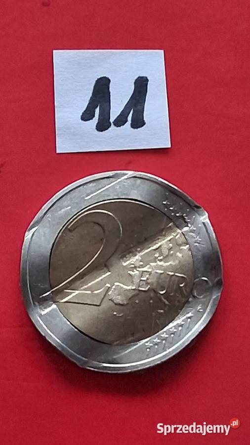 Holandia 2 Euro 2007 moneta obiegowa DESTRUKT zachodniopomorskie Kołobrzeg