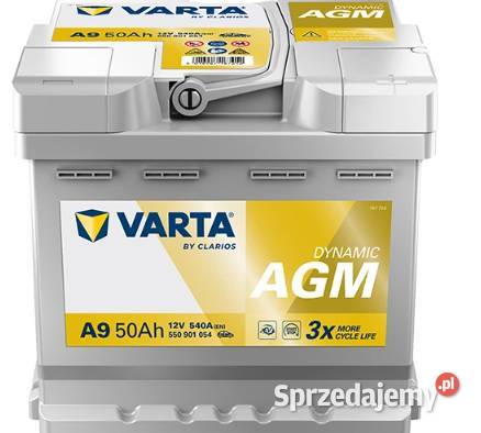 Akumulator 50Ah VARTA Silver Dynamic AGM A9 540A osobowe mazowieckie Płock
