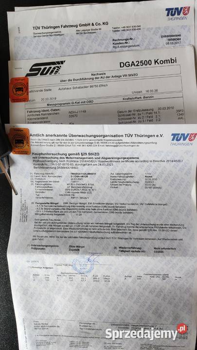 Bezwypadkowa z Niemiec Venga warmińsko-mazurskie Elbląg