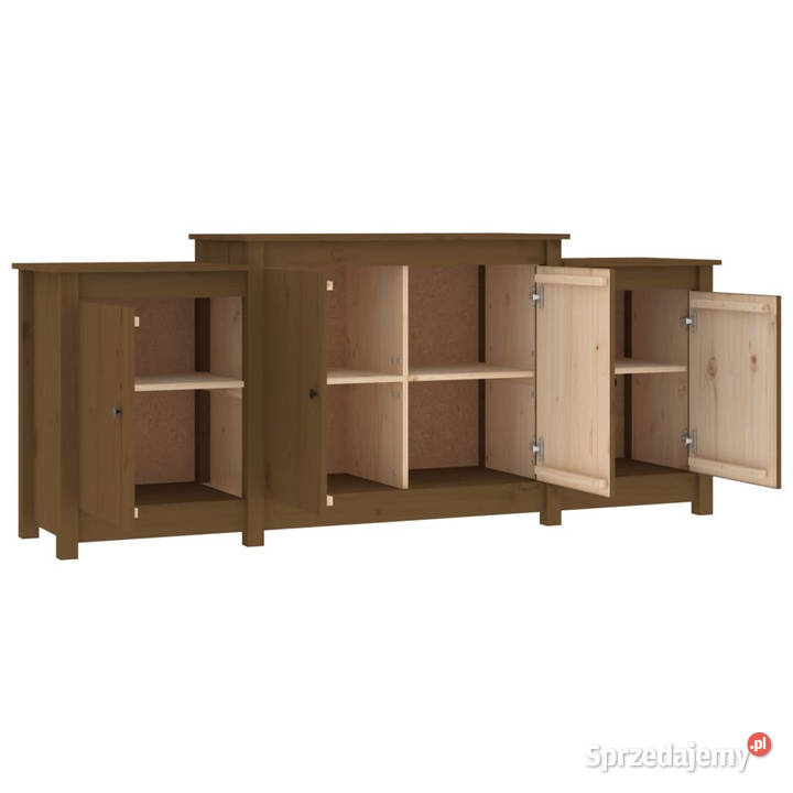 Szafka miodowy brąz 164x37x68 lite drewno mazowieckie Warszawa