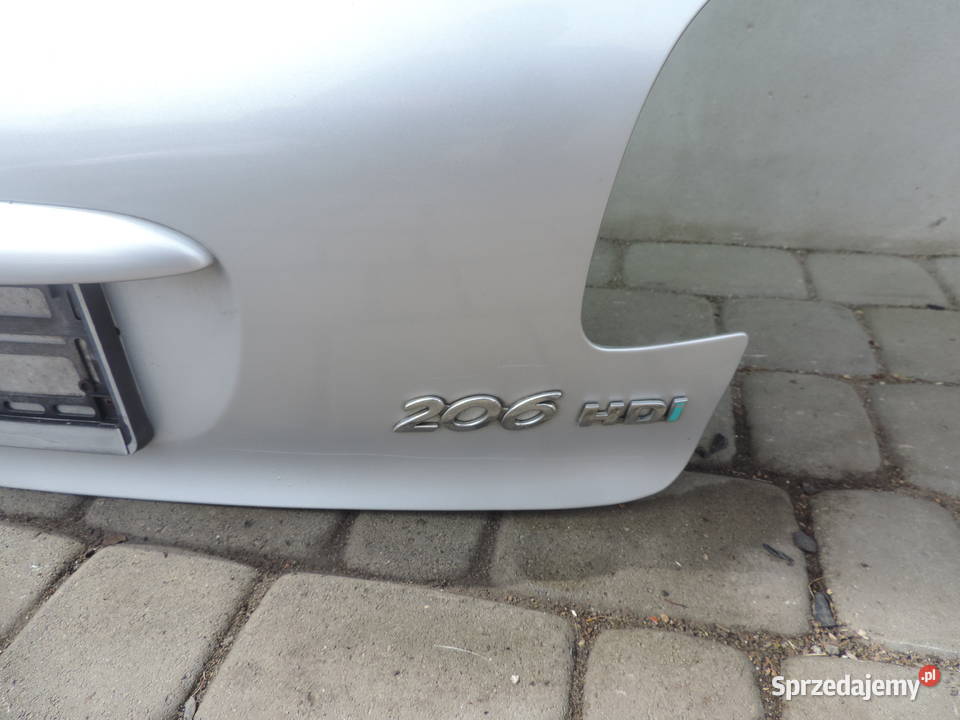 KLAPA TYLNA BAGAŻNIKA PEUGEOT 206 małopolskie Nowy Sącz sprzedam