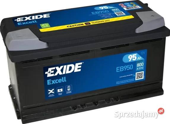Akumulator Exide Excell 95Ah 800A EN PRAWY PLUS