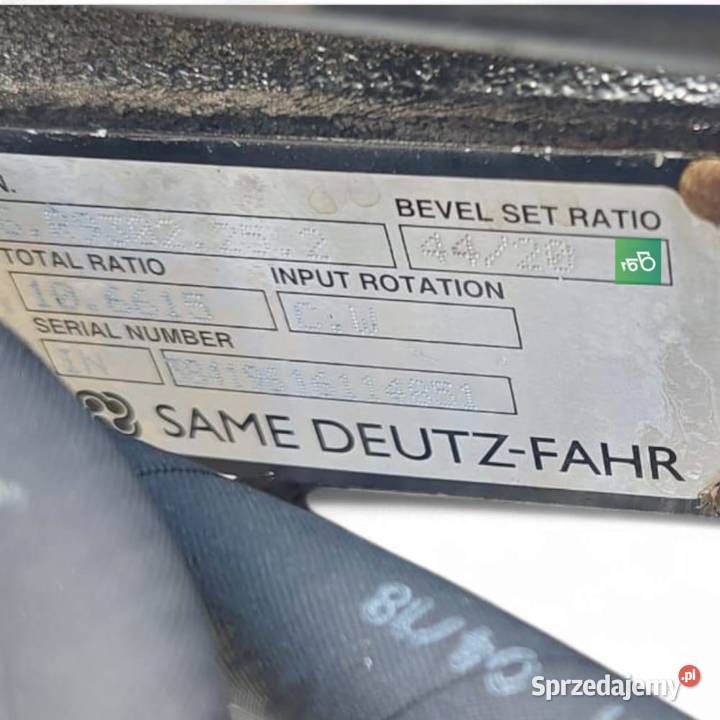 Przedni most 6R9302252 NS2 CAR67 Same Silver