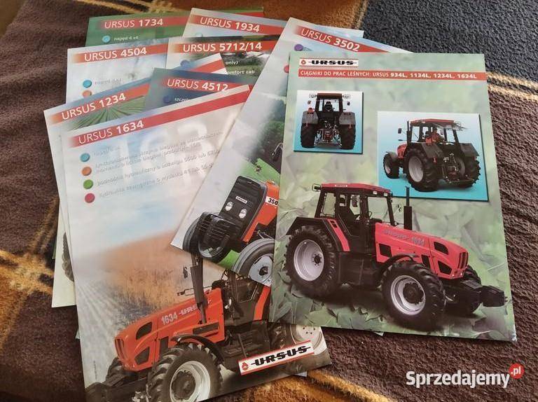 Ursus foldery prospekty zestaw 9 sztuk Lublin sprzedam