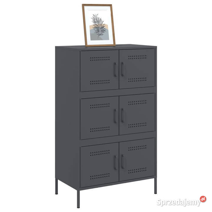 Szafka antracytowa 68x39x113 stal WM842960 Warszawa