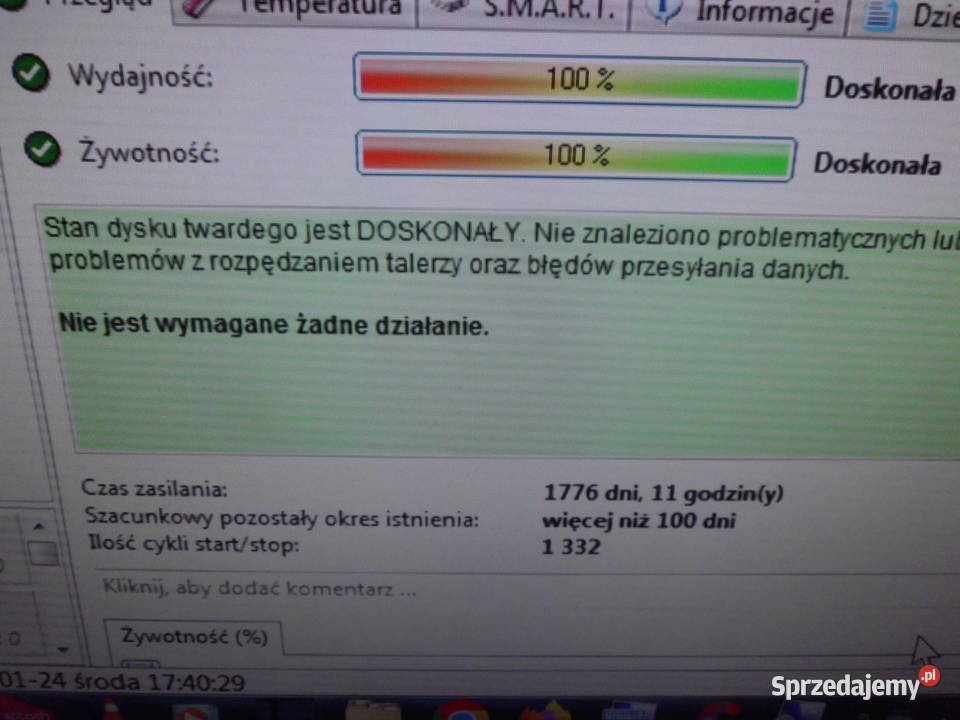 dysk seagate 1Tb sata 35 do komputera PC wewnętrzny Łuków sprzedam