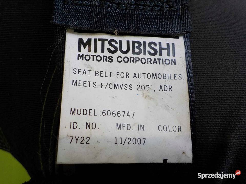 CCROSSER 0712 pas bezpieczenstwa lewy przod Pasy bezpieczeństwa Suków