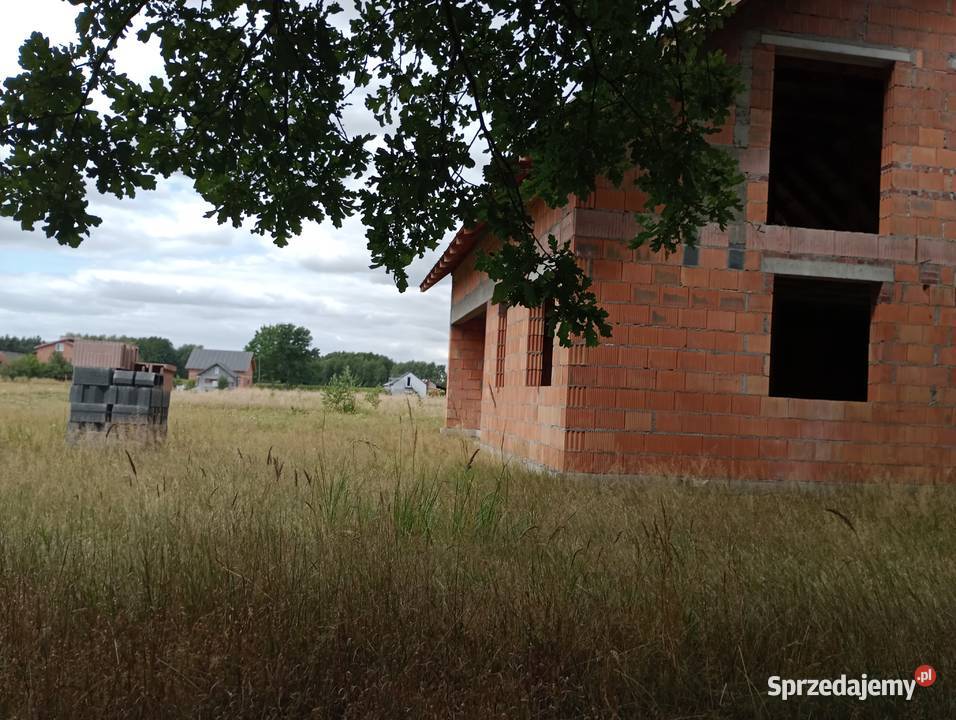 Dom w stanie surowym 136m2 Nowy Olesiec Dz wielkopolskie
