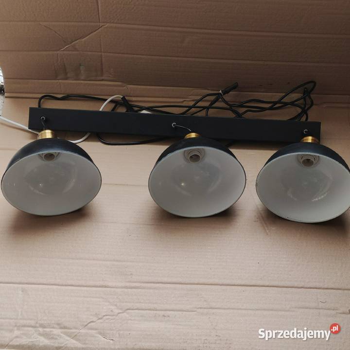 Lampa sufitowa LED Acrobat Matt Gold z 3 lampami śląskie Zawiercie
