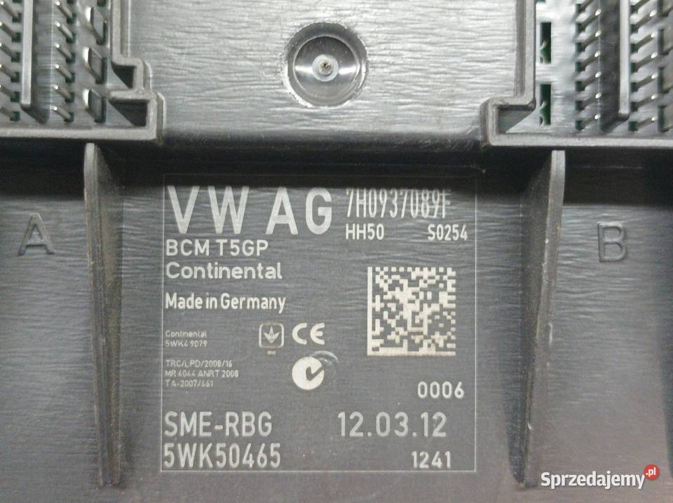 MODUŁ KOMFORTU 7H0937089F BCMT5GP Seat Ibiza IV