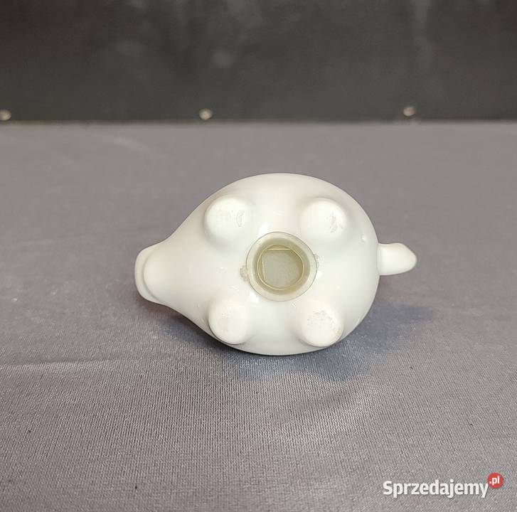Solniczka świnka ceramiczna biała mini Pozostałe