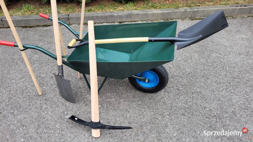 Taczki ogrodowe KOŁO do taczki ZESTAW szpadel Dom i Ogród Kraków