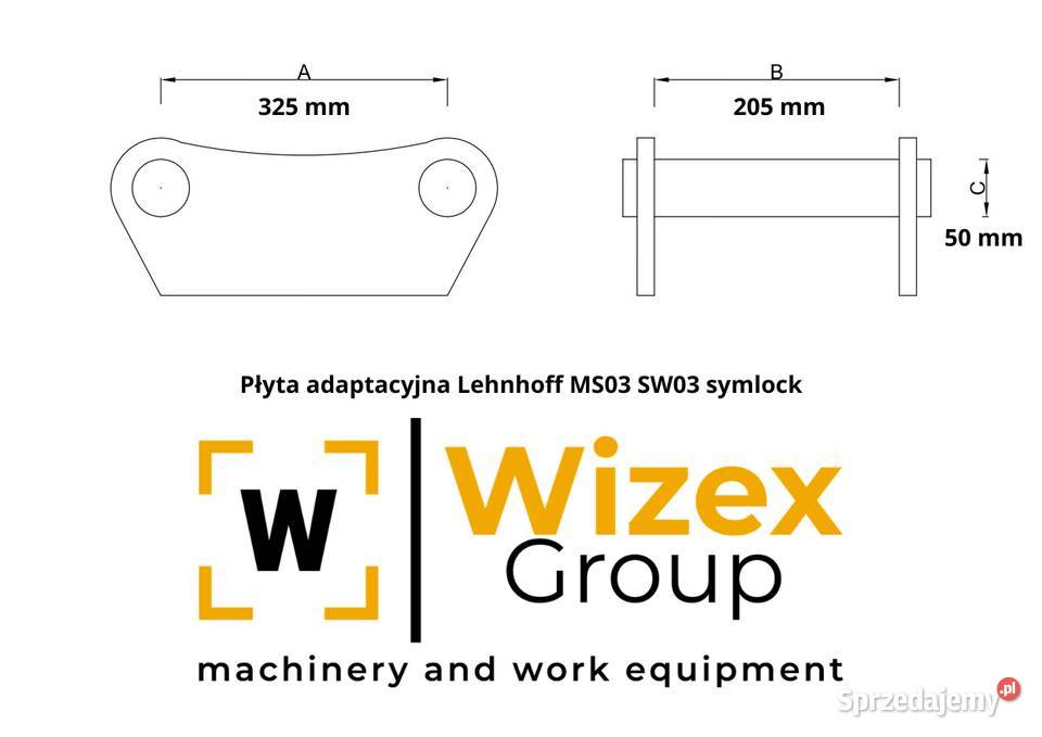 Płyta adaptacyjna Lehnhoff MS03 Symlock małopolskie Łętowe sprzedam