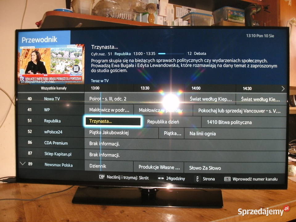 Samsung TV 48 Smart TV z WiFi YouTubeNetflix itp LED Karlino sprzedam